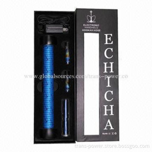 China New E-chicha E Cigarettes with T Huge Vapor and Low-price, 110-220V Voltage